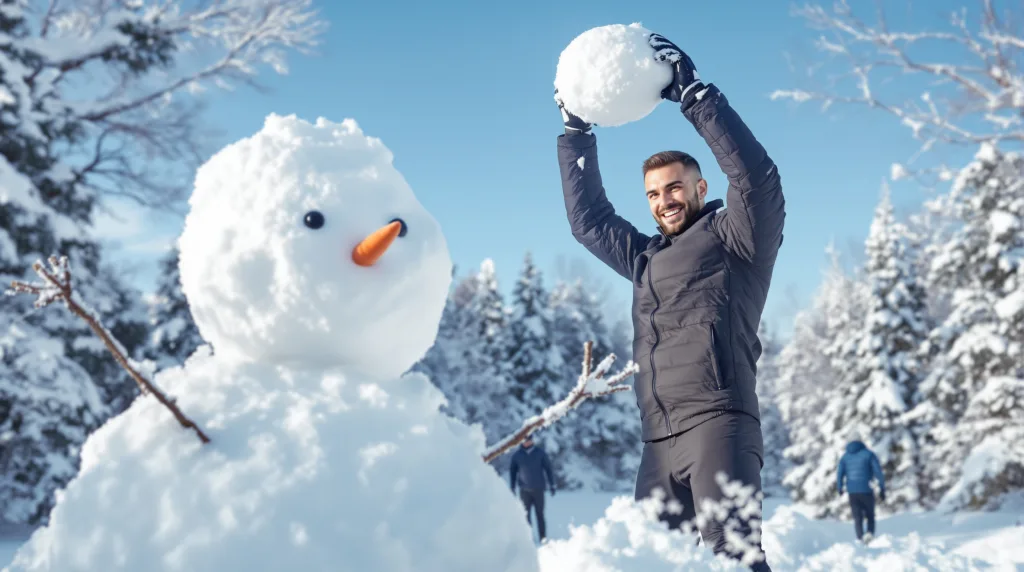 ein fitnesstrainer erklärt, wie das schneemannbauen als unterhaltsames workout wirken kann und warum es herkömmliche trainings ersetzen könnte.