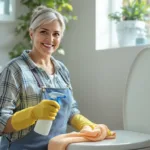 erfahre von einer erfahrenen putzfrau, wie du deine toilette in wenigen minuten mit essig und natron effektiv und strahlend weiß reinigen kannst.