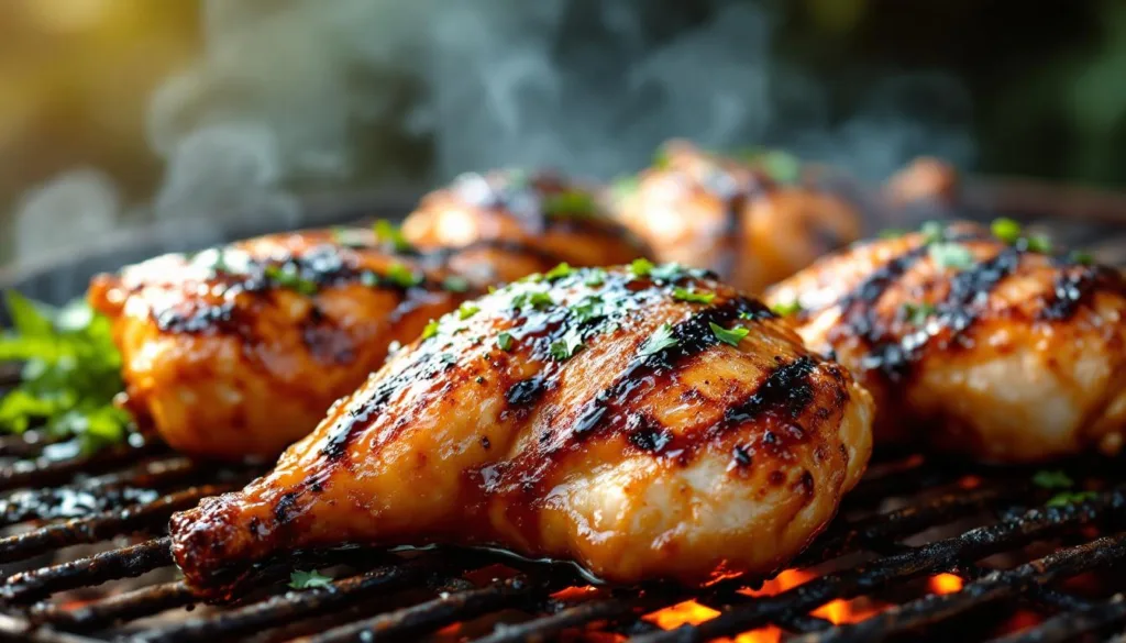 entdecken sie das unglaubliche geschmackserlebnis, wenn hähnchen mit dieser süßen honig-marinade gegrillt wird. einfach, lecker und perfekt für jeden grillabend!