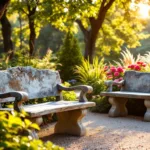 entdecken sie, wie diese steinbänke meinen garten verwandelten und alle erwartungen übertrafen – stilvoll, langlebig und perfekt für jeden außenbereich.