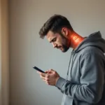 erfahren sie, wie diese scroll-gewohnheit, die weder büroarbeit noch langes sitzen ist, die häufigste ursache für nackenschmerzen verursacht und wie sie diese vermeiden können.