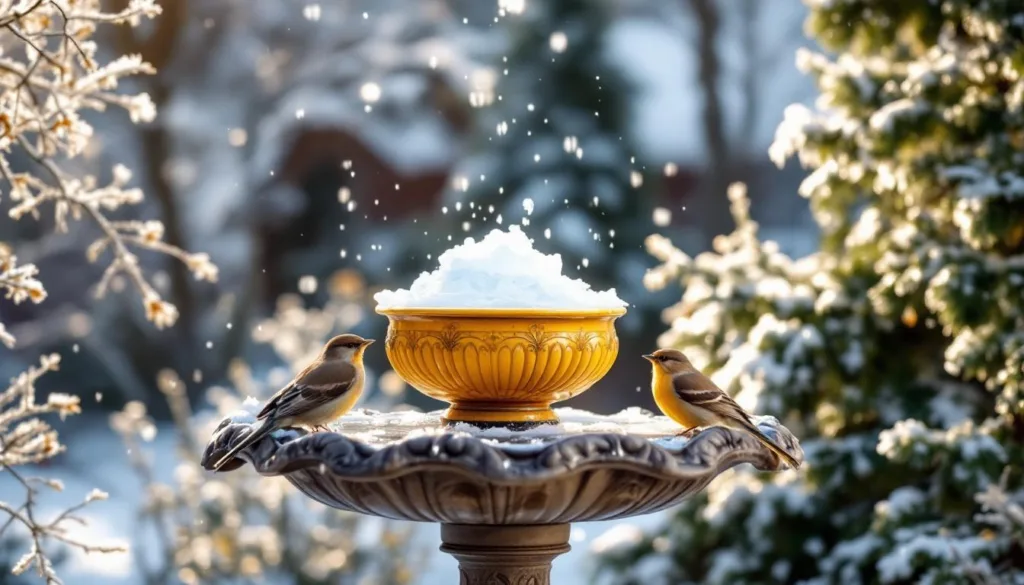 entdecken sie diesen innovativen haushaltsgegenstand, der vogeltränken ohne heizung und strom eisfrei hält – praktisch und energiesparend für den winter.